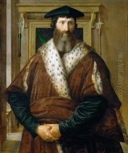 Portrait of a Man (CondottiereMalatesta Baglioni?) by Parmigianino