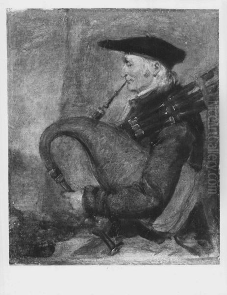 A Highland Piper - view 1