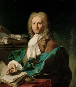 Portrait of a mathematician by Giambattista Pittoni