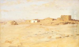 A Desert Village, Egypt A Desert Village, Egypt