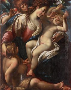 Madonna and Child with St. John and an Angel Madonna and Child with St. John and an Angel