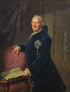 Herzog Ferdinand (1721-1792) von Braunschweig - Wolfenbuttel, Kniestuck by Anna Rosina de Gasc