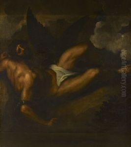 Prometheus Chained to the Caucasus by Palma il Giovane