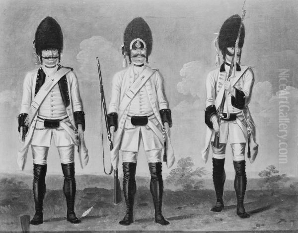 Grenadiers, two unidentified Infantry Regiments and Infantry Regiment "Salm" - view 1
