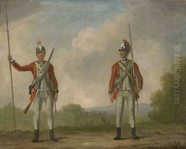 Privates, 119th (Prince's Own) Regiment of Foot, 1762-3 - view 1