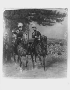 King Edward VII, when Prince of Wales, with Arthur, Duke of Connaught at Aldershot King Edward VII, when Prince of Wales, with Arthur, Duke of Connaught at Aldershot