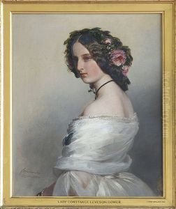 Lady Constance Leveson-Gower (1834-80), later Duchess of Westminster by Franz Xavier Winterhalter