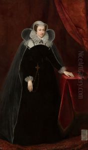 Mary, Queen of Scots (1542-87) by Daniel Mijtens