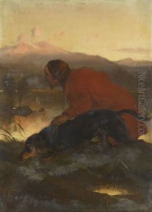 The Hunter and the Bloodhound by Sir Edwin Henry Landseer