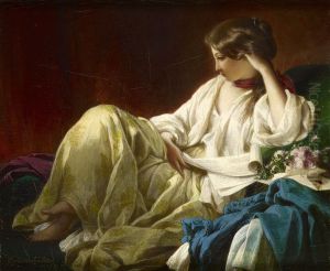 "Contemplation" by Franz Xavier Winterhalter