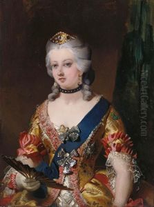 Queen Victoria (1819-1901) in Fancy Dress by Sir Edwin Henry Landseer
