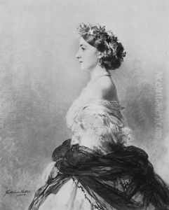 Louisa, Duchess of Manchester (1832-1911) by Franz Xavier Winterhalter