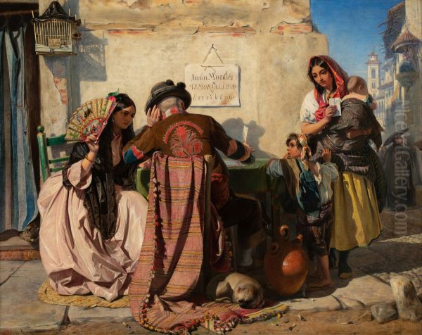 The Letter-Writer of Seville - view 1