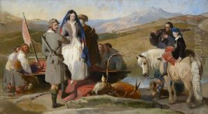 Queen Victoria landing at Loch Muick by Sir Edwin Henry Landseer