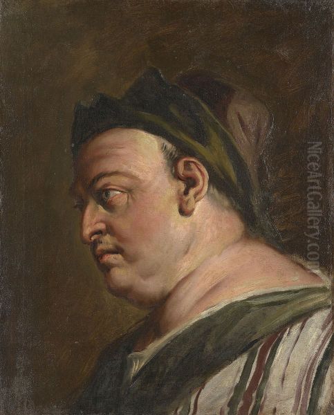 Head of a Man in Profile (a Steward?) - view 1