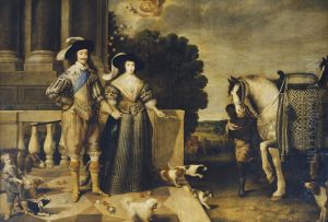 Charles I and Henrietta Maria Departing for the Chase