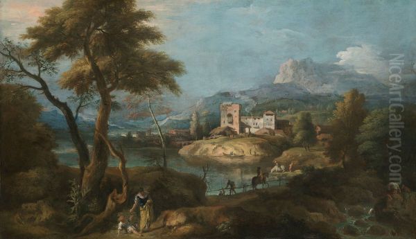 Landscape with a Woman and Child - view 1