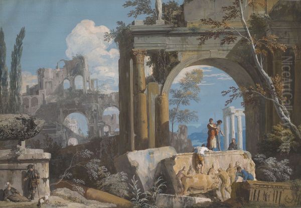 A Classical Ruin Capriccio - view 1