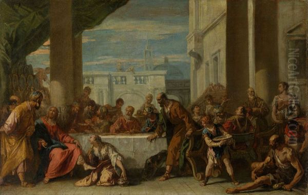 The Magdalen Anointing Christ's feet - view 1