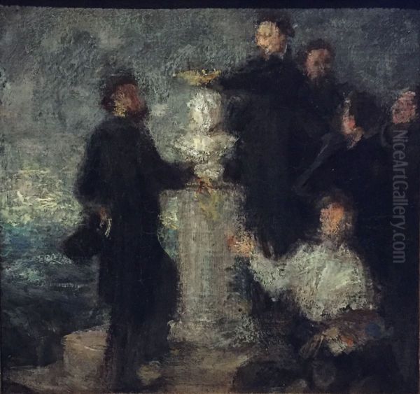 Esquisse pour l'hommage a Delacroix - view 1