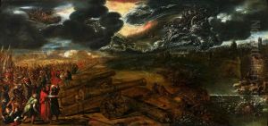 Siege of Troy - the final battle by Adam van Noort