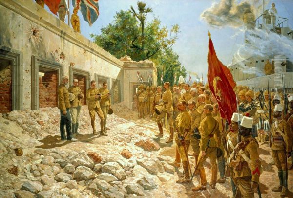 The Memorial Service for General Gordon, 4 September 1898 - view 1