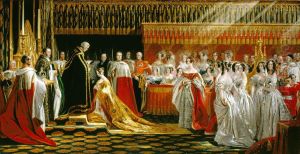 Queen Victoria Receiving the Sacrament at her Coronation, 28 June 1838 by Charles Robert Leslie