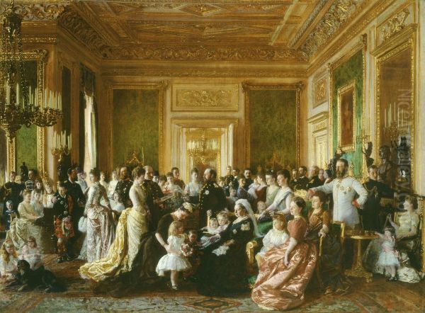 The Family of Queen Victoria in 1887 - view 1
