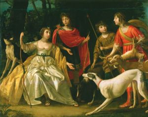 The Four eldest Children of the King and Queen of Bohemia by Gerard van Honthorst