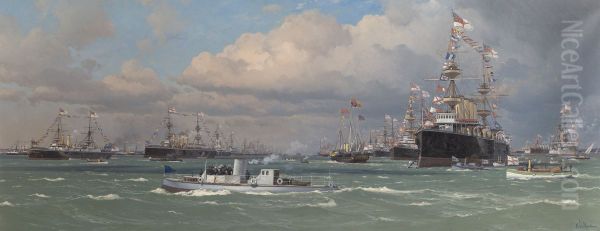 The Naval Review at Spithead, 26 June 1897 - view 1