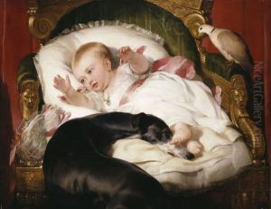Victoria, Princess Royal, with Eos by Sir Edwin Henry Landseer