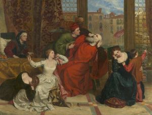 The Death of Francesco Foscari, Doge of Venice by Frederick Richard Pickersgill