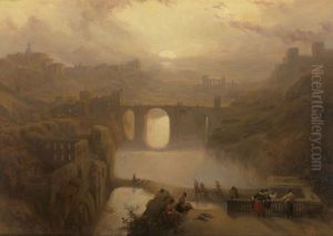 A View of Toledo and the River Tagus