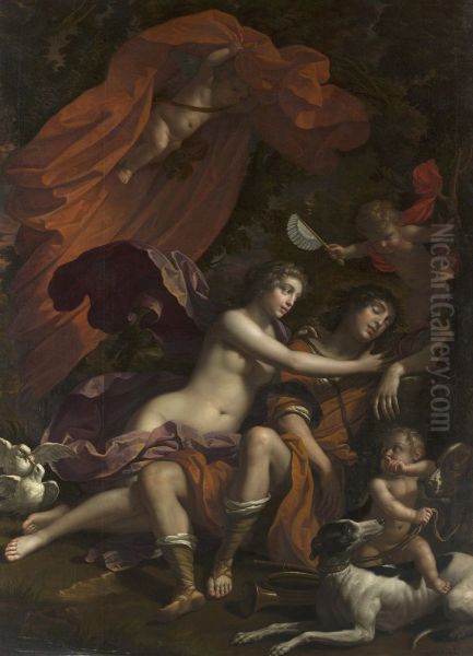 Venus and the Sleeping Adonis - view 1