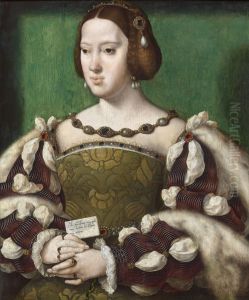 Eleanora of Austria, Queen of France (1498-1558) by Joos Van Cleve
