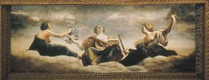 Urania, Calliope and Melpomene by Orazio Gentileschi