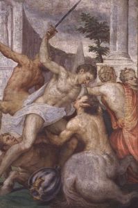 The Wedding of Pirithous and Hippodamia (II) by Lattanzio Gambara