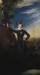 Prince George of Cumberland (1819-1878), later George V of Hanover, when a boy Prince George of Cumberland (1819-1878), later George V of Hanover, when a boy