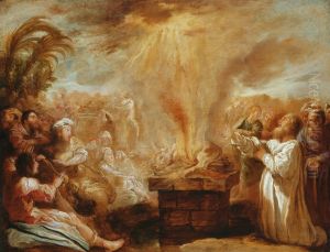 The Sacrifice of Elijah Before the Priests of Baal