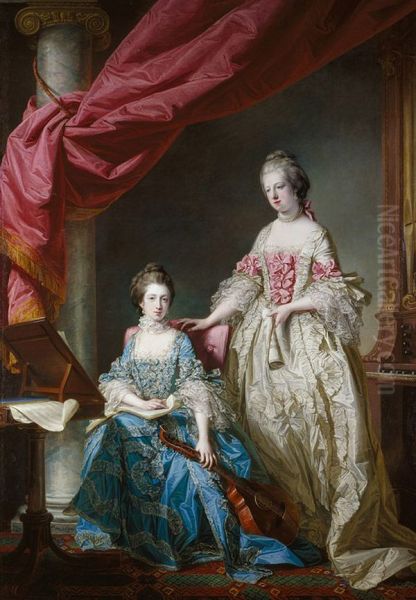 Princess Louisa and Princess Caroline - view 1