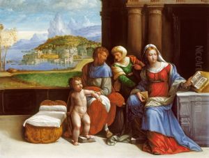 The Holy Family by Benvenuto Tisi