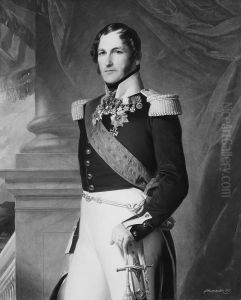 Leopold I, King of the Belgians (1790-1865) by Franz Xavier Winterhalter