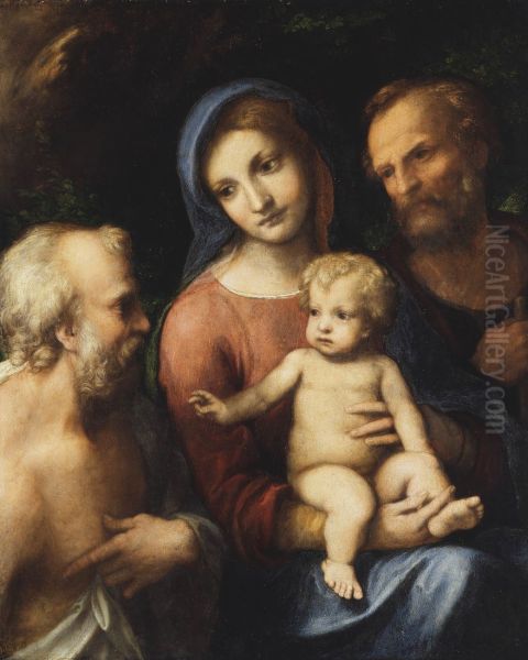 The Holy Family with Saint Jerome - view 1