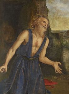 Saint Jerome in Penitence by Pietro Vannucci Perugino