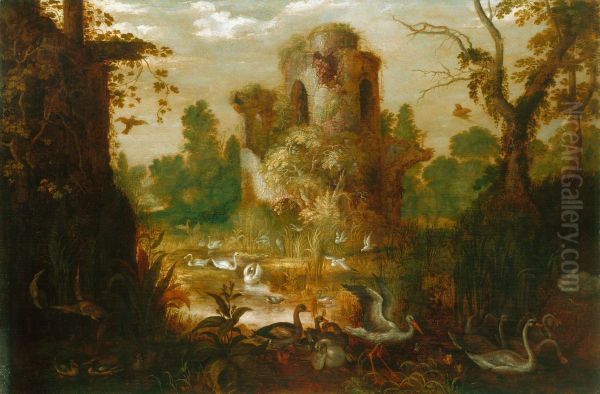 A Landscape with Birds - view 1