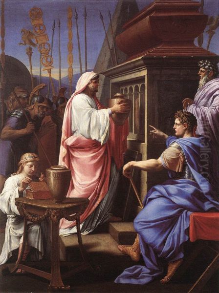 Caligula depositing the Ashes of his Mother and Brother in the Tomb of his Ancestors - view 1
