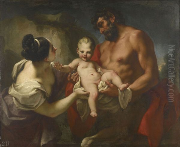 The Centaur Chiron Receiving the Infant Achilles - view 1