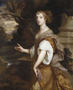 Portrait ofLady Elizabeth Wriothesley by Peter Lely