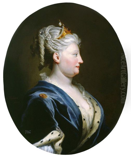 Portrait of QueenCaroline of Ansbach(1683-1737) - view 1