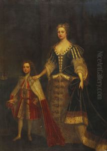 Queen Caroline (1683-1737) with her Son Prince William Augustus, Duke of Cumberland (1721-1765) Queen Caroline (1683-1737) with her Son Prince William Augustus, Duke of Cumberland (1721-1765)